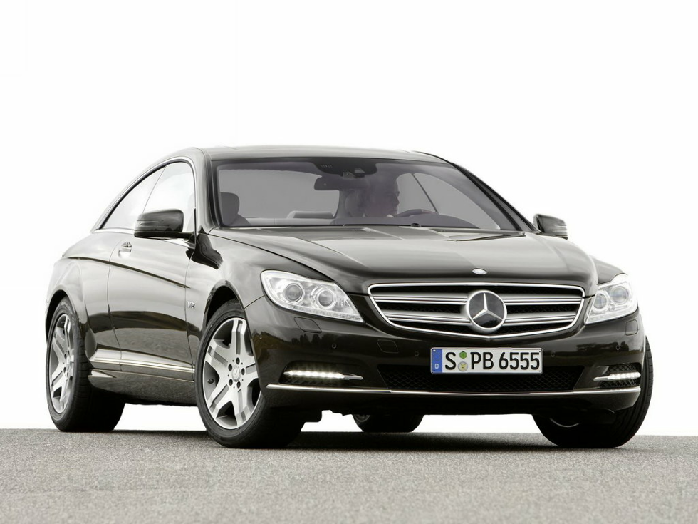 Коврики текстильные "Классик" для Mercedes-Benz CL-Class III (купе / C216) 2010 - 2014, черные, 4шт.