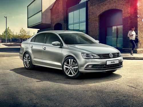 Коврики текстильные "Стандарт" для Volkswagen Jetta VI (седан / NF) 2014 - 2019, черные, 5шт.