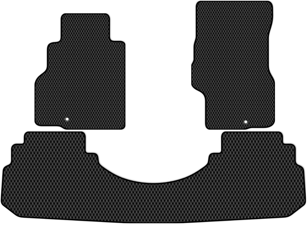 Коврики ЭВА "EVA сота" для Infiniti М35 (седан / Y50) 2004 - 2008, черные, 3шт.