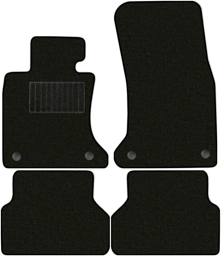Коврики текстильные "Стандарт" для BMW 5-Series (универсал / E61) 2004 - 2007, черные, 4шт.