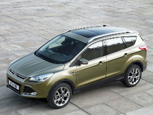 Коврики ЭВА "" для Ford Kuga II (suv / CBS) 2013 - 2017, ые, 4шт.